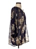 Olivia Moon Blue 3/4 Sleeve Blouse Size XS - photo 4