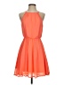 Blue Rain 100% Polyester Solid Orange Cocktail Dress Size XS - photo 1