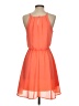 Blue Rain 100% Polyester Solid Orange Cocktail Dress Size XS - photo 2