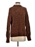 Calvin Klein 100% Polyester Tweed Brown Turtleneck Sweater Size S (estimated) - photo 1