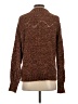 Calvin Klein 100% Polyester Tweed Brown Turtleneck Sweater Size S (estimated) - photo 2