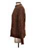 Calvin Klein 100% Polyester Tweed Brown Turtleneck Sweater Size S (estimated) - photo 5