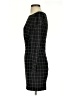 H:ours Plaid Black Casual Dress Size XS - photo 5