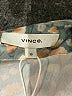 Vince. 100% Polyester Print Gray Blue Casual Skirt Size 10 - photo 4