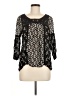 BILA 100% Rayon Black 3/4 Sleeve Blouse Size M - photo 1