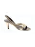 Yves Saint Laurent 100% Leather Metallic Gold Heels Size 8 1/2 - photo 1