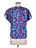 Notations 100% Polyester Purple Short Sleeve Blouse Size 6 (estimated) - photo 2