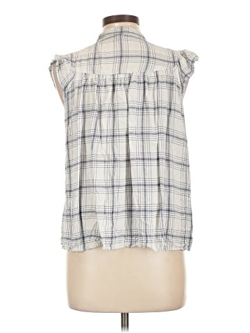 Max Studio Sleeveless Button-Down Shirt (view 2)