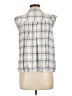 Max Studio 100% Rayon Ivory Sleeveless Button-Down Shirt Size L - photo 2