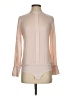 J.Crew Color Block Tan Ivory Long Sleeve Silk Top Size 2 - photo 1