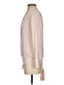 J.Crew Color Block Tan Ivory Long Sleeve Silk Top Size 2 - photo 5