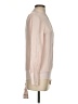 J.Crew Color Block Tan Ivory Long Sleeve Silk Top Size 2 - photo 4