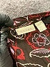 Hinge 100% Viscose Paisley Burgundy Long Sleeve Blouse Size XXS - photo 7
