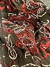 Hinge 100% Viscose Paisley Burgundy Long Sleeve Blouse Size XXS - photo 8