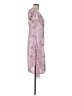 Dizzy Lizzy 100% Polyester Paisley Pink Cocktail Dress Size L - photo 4