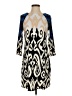 Tibi Graphic Blue Cocktail Dress Size S - photo 1