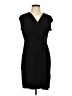 Unbranded Solid Black Cocktail Dress Size L (estimated) - photo 1