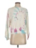 Saylor 100% Cotton Tie-dye Ivory Pullover Sweater Size S - photo 1