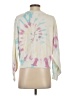 Saylor 100% Cotton Tie-dye Ivory Pullover Sweater Size S - photo 2