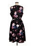 Elle Floral Black Casual Dress Size XL - photo 2
