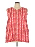 Lee Red Sleeveless Blouse Size 3X - photo 1