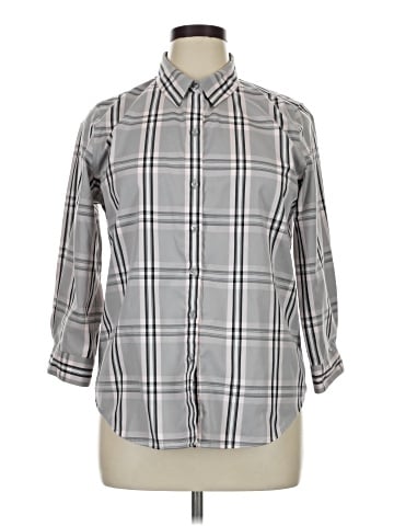 Coldwater Creek 3/4 Sleeve Button-Down Shirt (view 1)