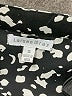 Larsen Gray 100% Polyester Black 3/4 Sleeve Blouse Size S - photo 7