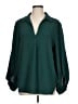 Ivy Jane 100% Polyester Green 3/4 Sleeve Blouse Size L - photo 1