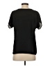 Soprano 100% Polyester Black Short Sleeve Top Size S - photo 2
