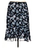 Notations 100% Polyester Floral Blue Casual Skirt Size M (petite) - photo 1