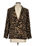 Halogen 100% Polyester Animal Print Gold Blazer Size S (petite) - photo 1