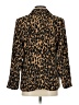 Halogen 100% Polyester Animal Print Gold Blazer Size S (petite) - photo 2