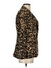 Halogen 100% Polyester Animal Print Gold Blazer Size S (petite) - photo 4