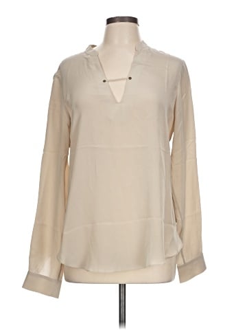 Rory Beca Long Sleeve Silk Top (view 1)