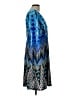 Muse Graphic Blue Cocktail Dress Size 12 - photo 4