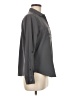 Lands' End 100% Polyester Solid Gray Long Sleeve Blouse Size 10 - photo 4