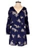 Brixon Ivy 100% Rayon Floral Blue Romper Size XS - photo 1