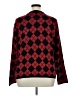 Liz Baker 100% Acrylic Argyle Red Cardigan Size XL - photo 2