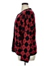 Liz Baker 100% Acrylic Argyle Red Cardigan Size XL - photo 5