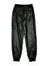 Tractr 100% Polyurethane Metallic Black Track Pants Size 10 - photo 2