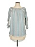 Standard Grace 100% Lyocell Blue 3/4 Sleeve Blouse Size S - photo 1