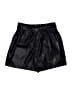 Ci Sono 100% Polyurethane Metallic Black Shorts Size M - photo 2