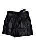 Ci Sono 100% Polyurethane Metallic Black Shorts Size M - photo 1