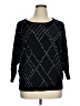 Spense Polka Dots Black Pullover Sweater Size 1X - photo 1