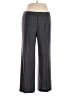 Linda Allard Ellen Tracy Plaid Gray Wool Pants Size 14 - photo 1