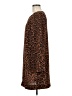 H&M 100% Polyester Animal Print Brown Casual Dress Size M - photo 5