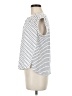 Daniel Rainn Polka Dots White Short Sleeve Blouse Size M - photo 5