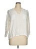 BB Dakota 100% Rayon Ivory 3/4 Sleeve Blouse Size 1X - photo 1