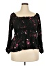 Torrid Black 3/4 Sleeve Blouse Size 2X Plus (2) - photo 1