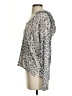 Chaser Animal Print Gray Pullover Sweater Size S - photo 5